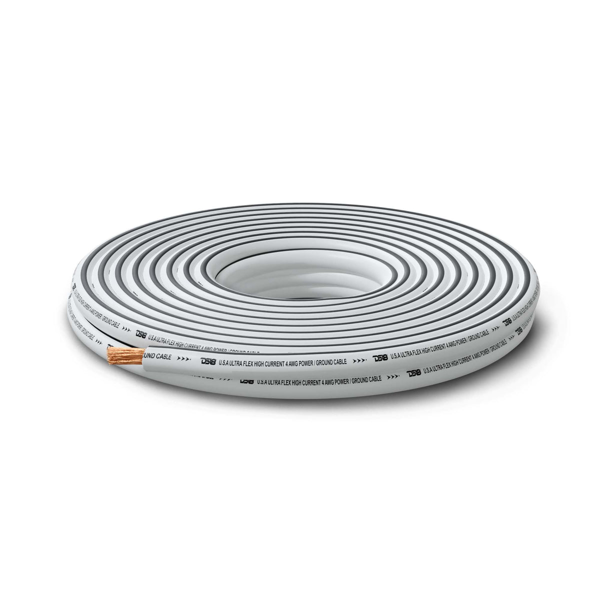 4-GA Marine Grade Tinned 100% Copper OFC Ground Wire -50 Feet