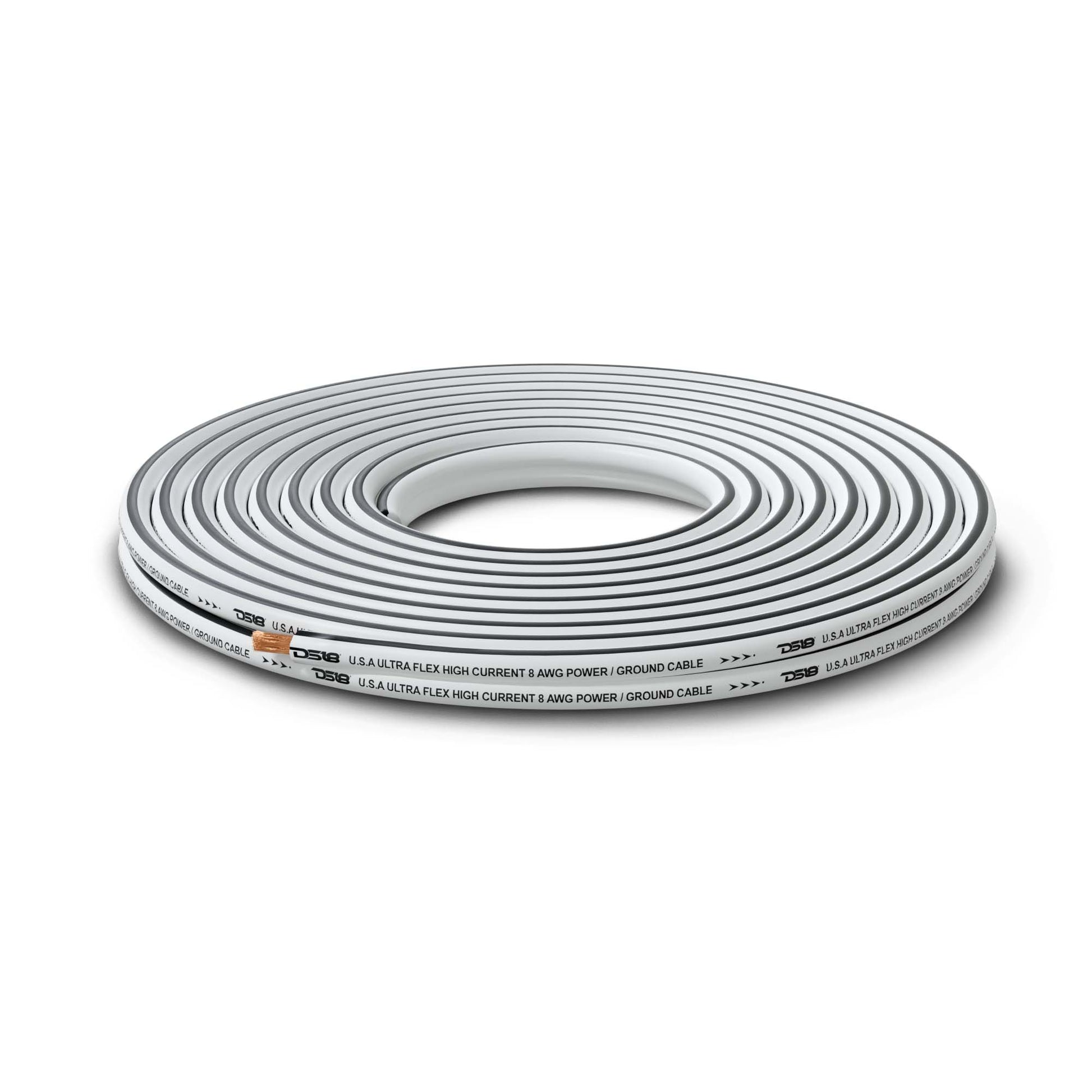 8-GA Marine Grade Tinned 100% Copper OFC Ground Wire -100 Feet