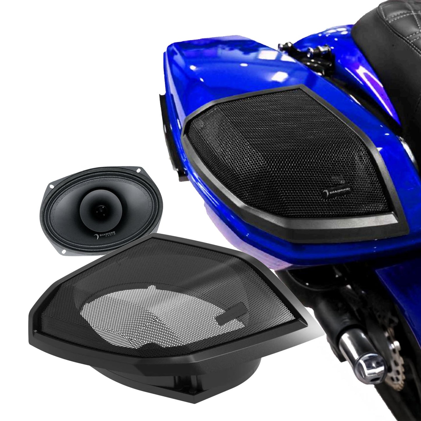 2024+ Harley Davidson® Cut-In Lid Kit with MP694 Speakers (4Ω) - MSMP694LK24