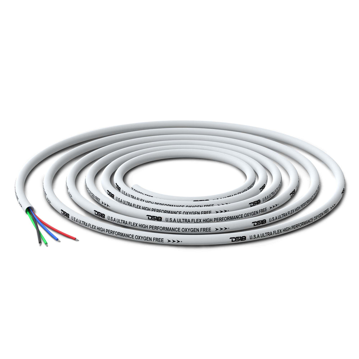 18-GA Marine Tinned 100% Copper OFC LED RGB Wires -100 Feet