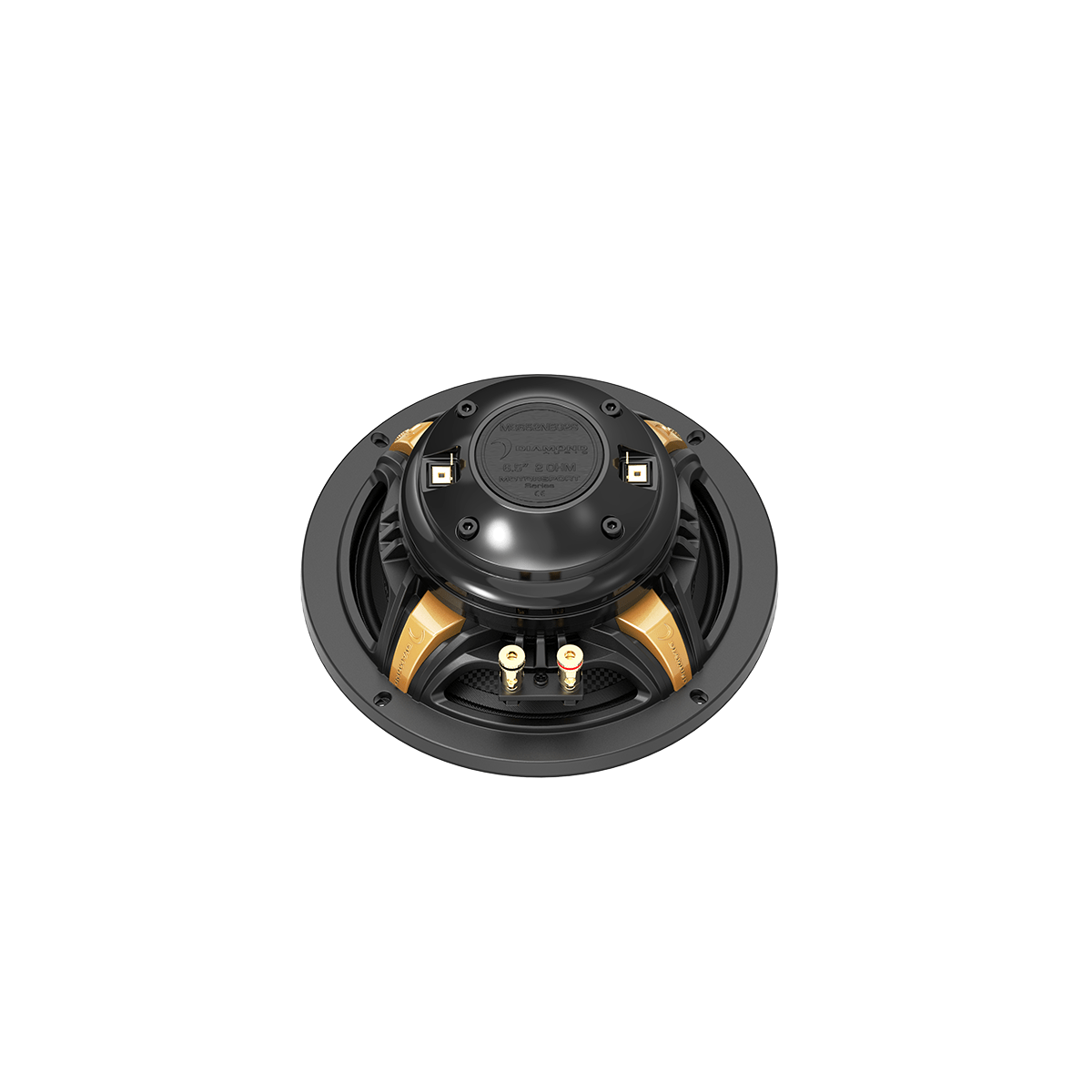 6.5" 2-Way Coaxial Shallow Mount NEO Speakers (2Ω) - MS652NEO2S