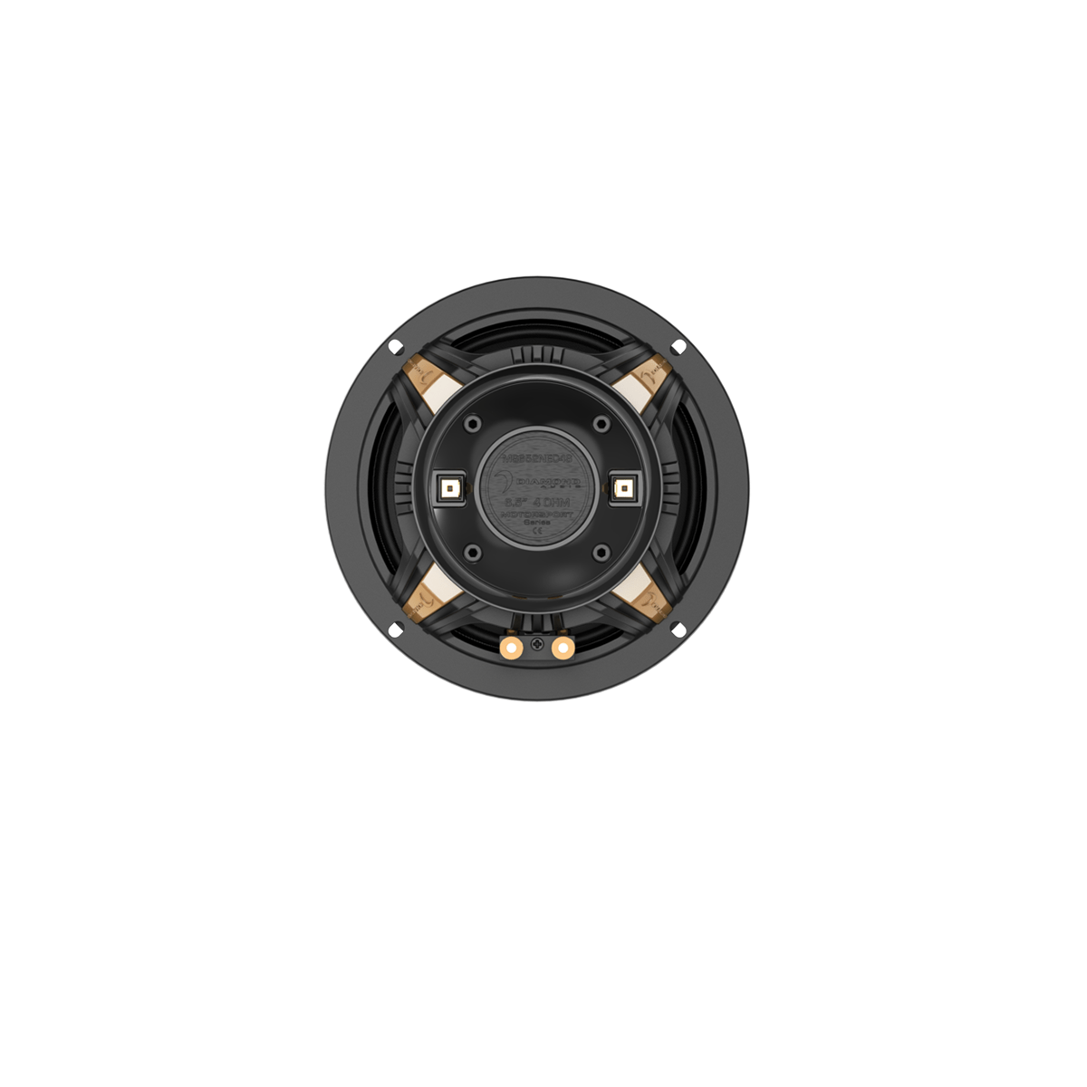 6.5" 2-Way Coaxial Shallow Mount NEO Speakers (4Ω) - MS652NEO4S