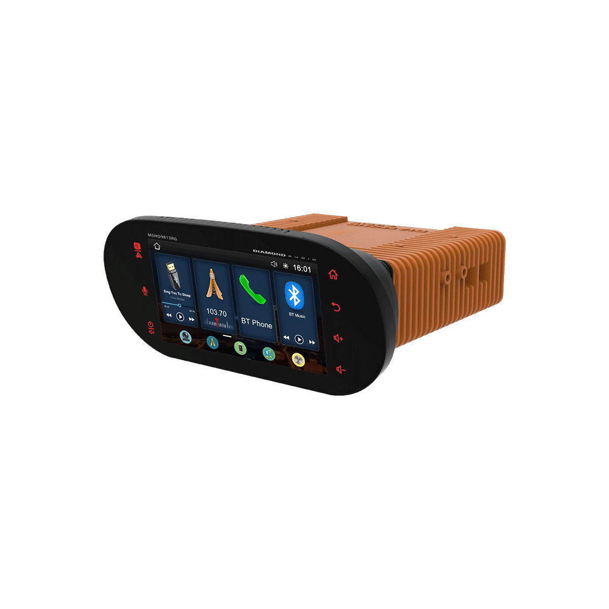 1998-2013 Plug N-Play Digital Media Receiver for Harley Davidson® Road Glide - MSHD9813RG