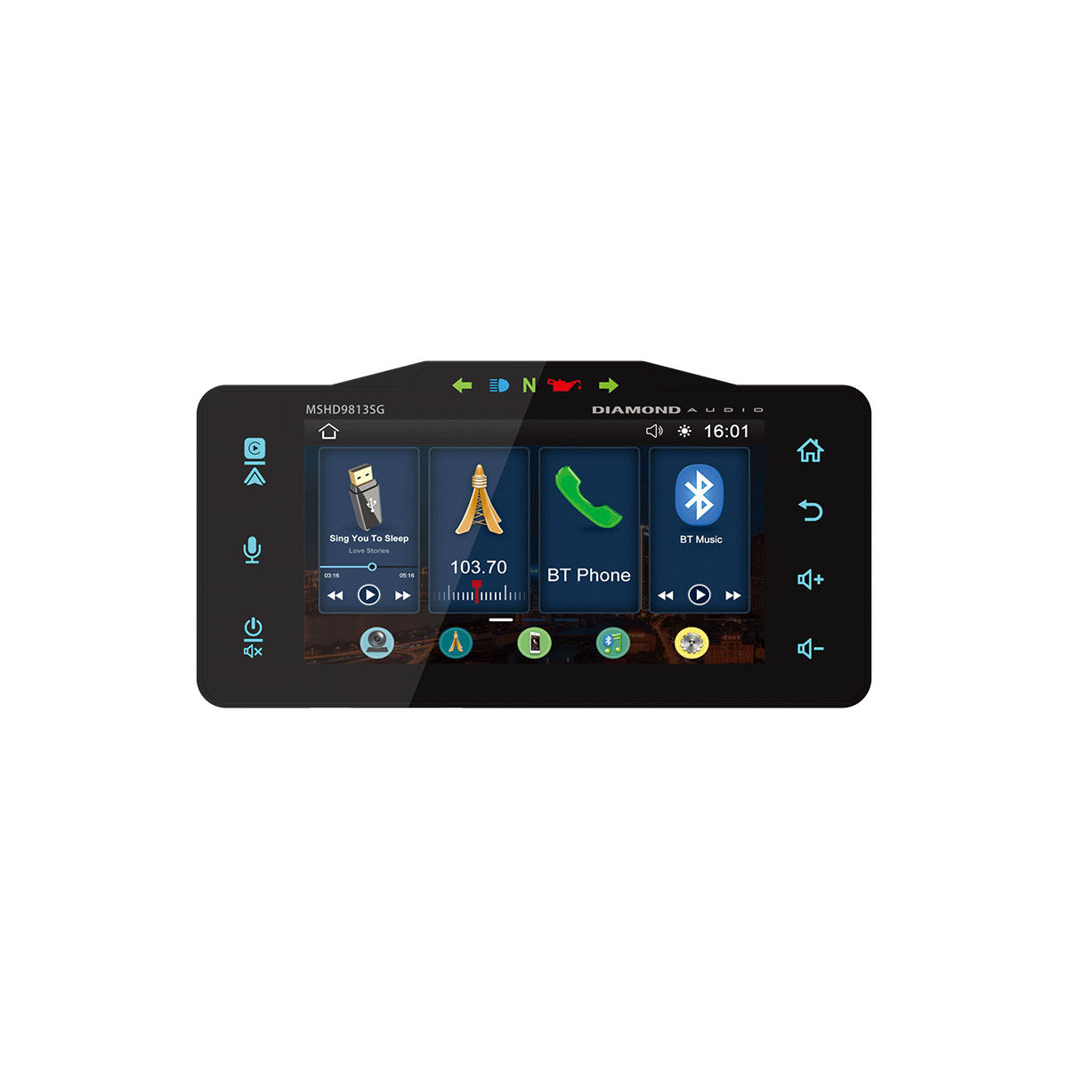 1998-2013 Plug N-Play Digital Media Receiver for Harley Davidson® Street Glide - MSHD9813SG