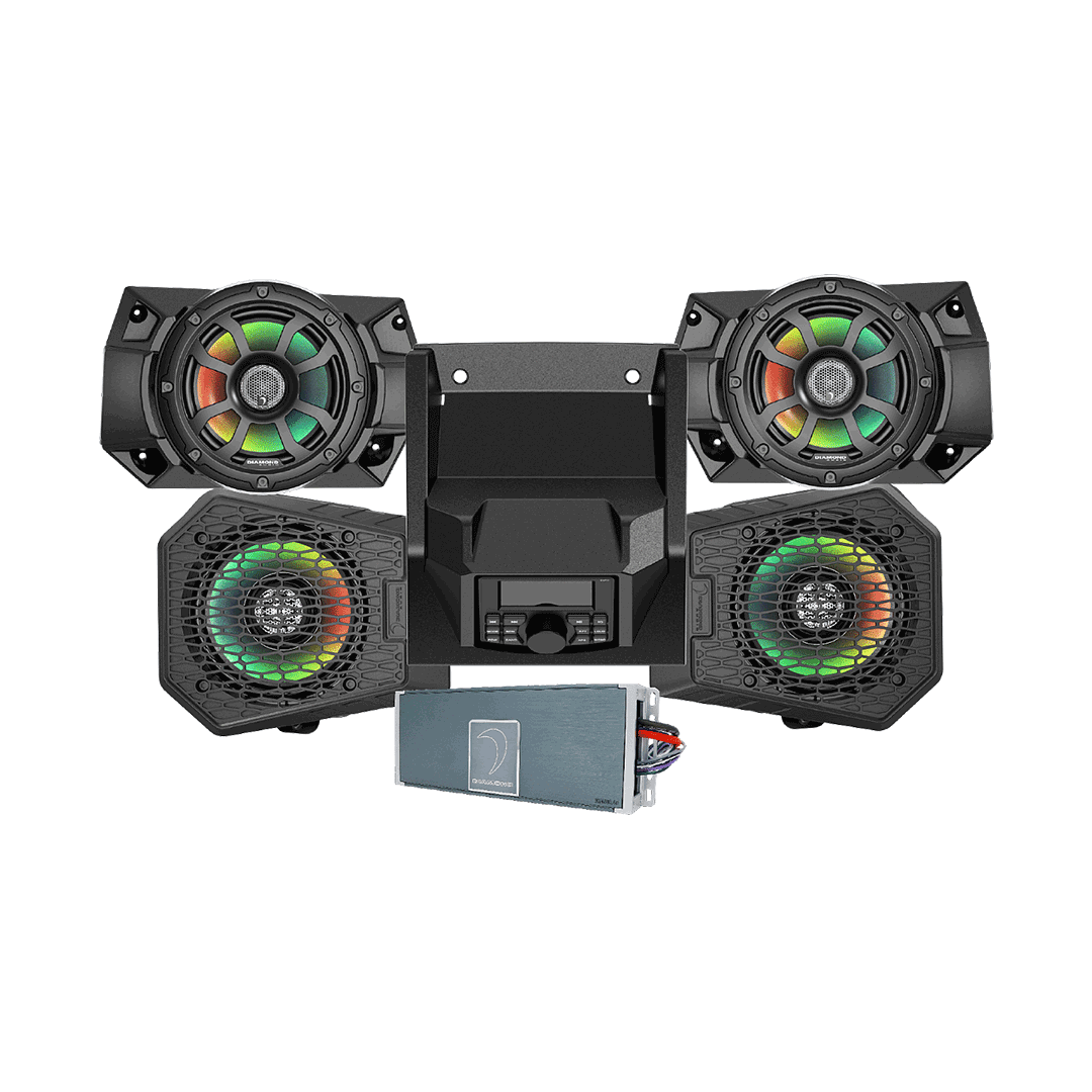 2018+ Polaris Ranger Dash Speaker/Overhead Speaker Kit - MSRGRKM1
