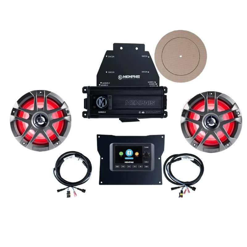Memphis Audio KRXPAK4 UTV Vehicle-Specific Sound Package KRXPAK4