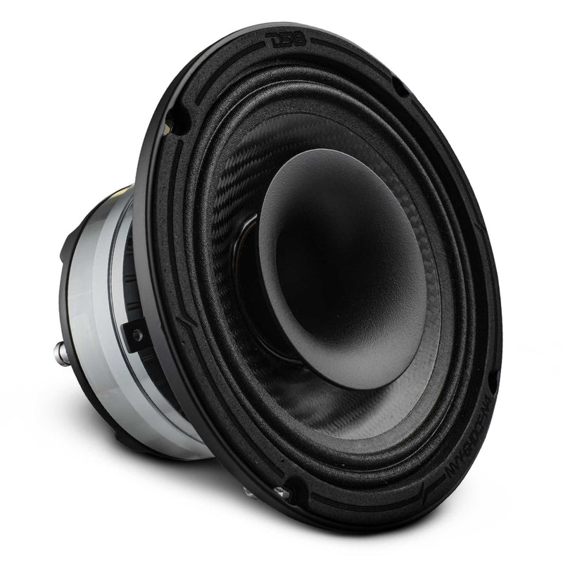 6.5" Water Resistant Carbon Fiber Cone Hybrid Loudspeaker With 2" VC Compression Driver and Neodymium Magnet | 300W RMS 4-Ohm