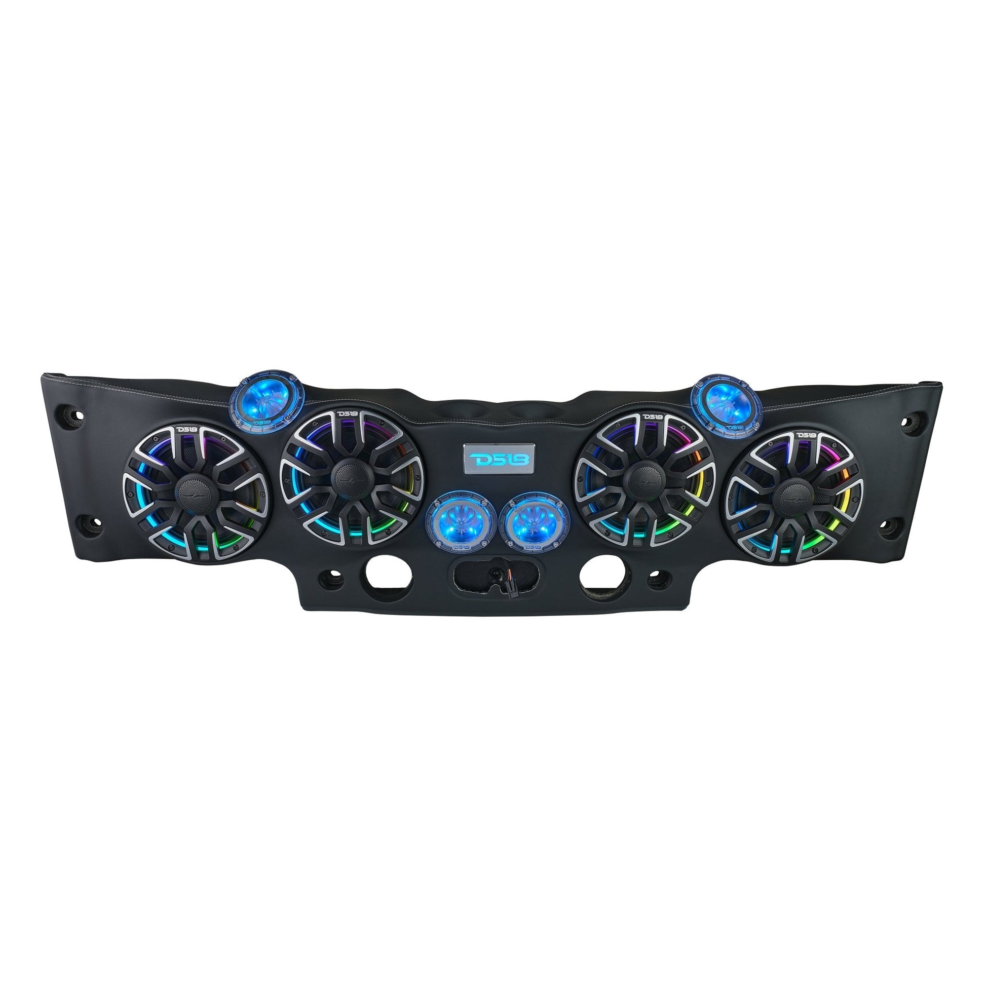 Jeep JK/JKU Loaded Sound Bar - 4x 8” NVY-M8 Speakers, 4x Digital Bullet Tweeters, 2x PRO-DRNSC Drivers & LED Lighting
