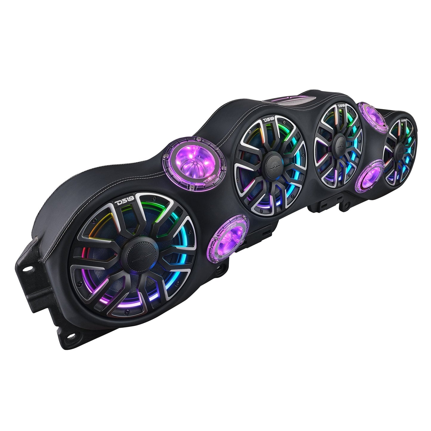Jeep JL/JLU/JT Loaded Sound Bar - 4x 8” NVY-M8 Speakers, 4x PRO-TW4LD Tweeters & LED Lighting