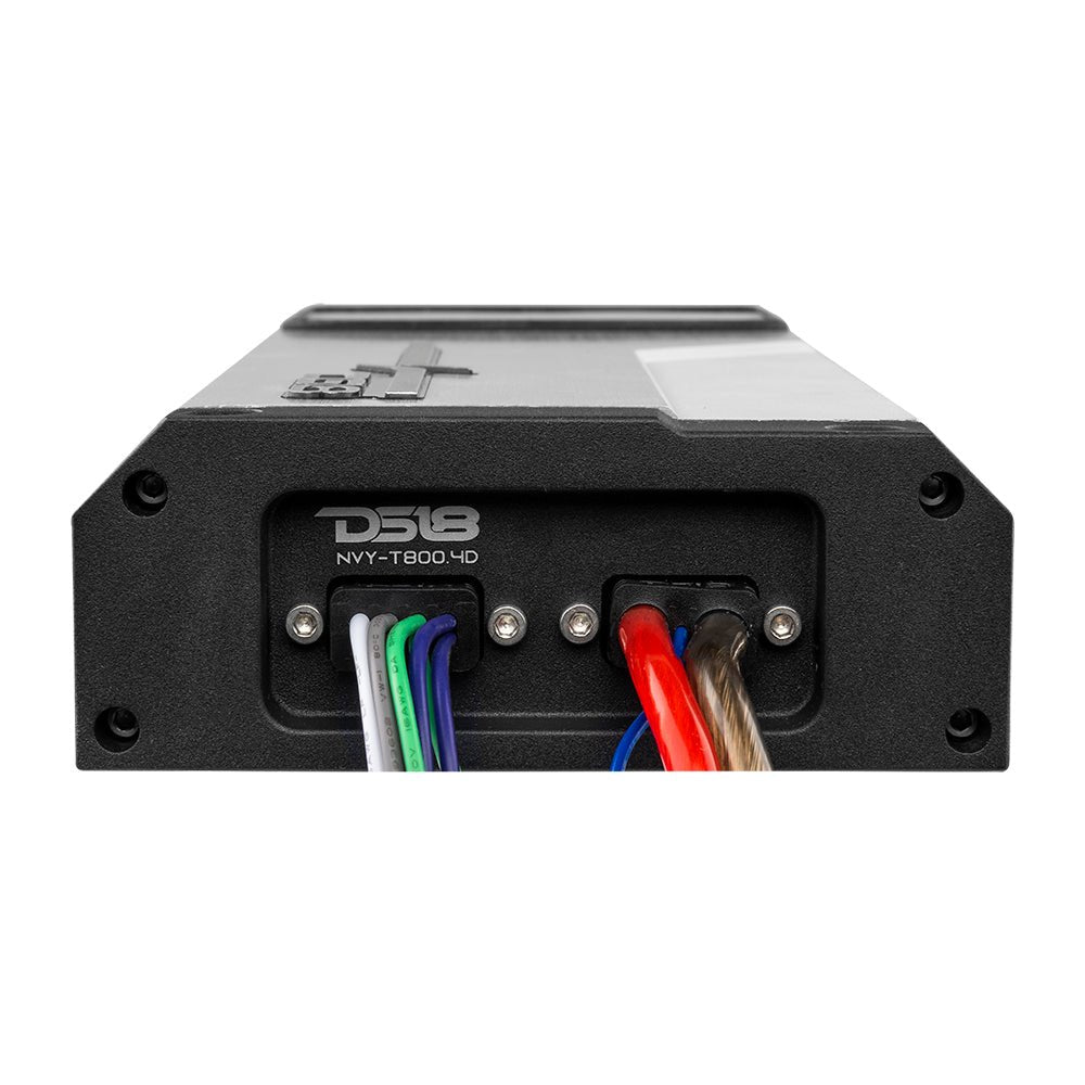 NVY 4-Channel Full-Range IP67 Marine and Powersports Amplifier 200 x 4 @ 4-Ohm Watts RMS