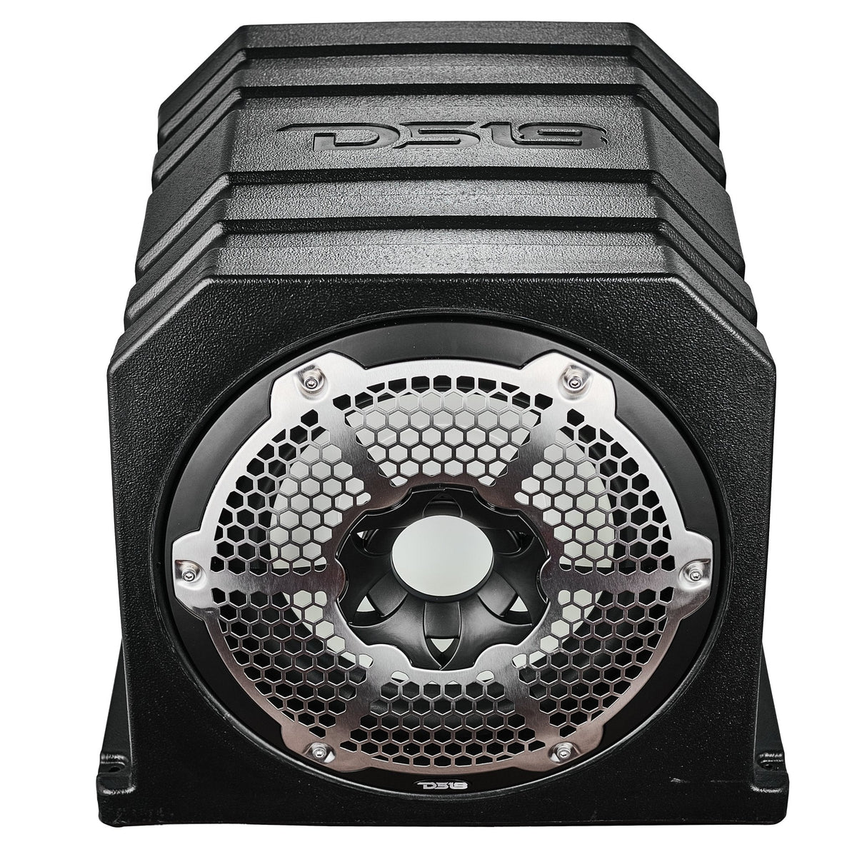 Dual 10" Marine Subwoofer Enclosure with 10" Passive Radiator and LED RGB Lights 350 Watts Rms 4-Ohm (NXL-10SUB Included)