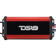 NXL 4-Channel Full-Range Class D Waterproof IP67 Marine and Powersports NANO Amplifier with Bluetooth 5.1 Receiver Built-In