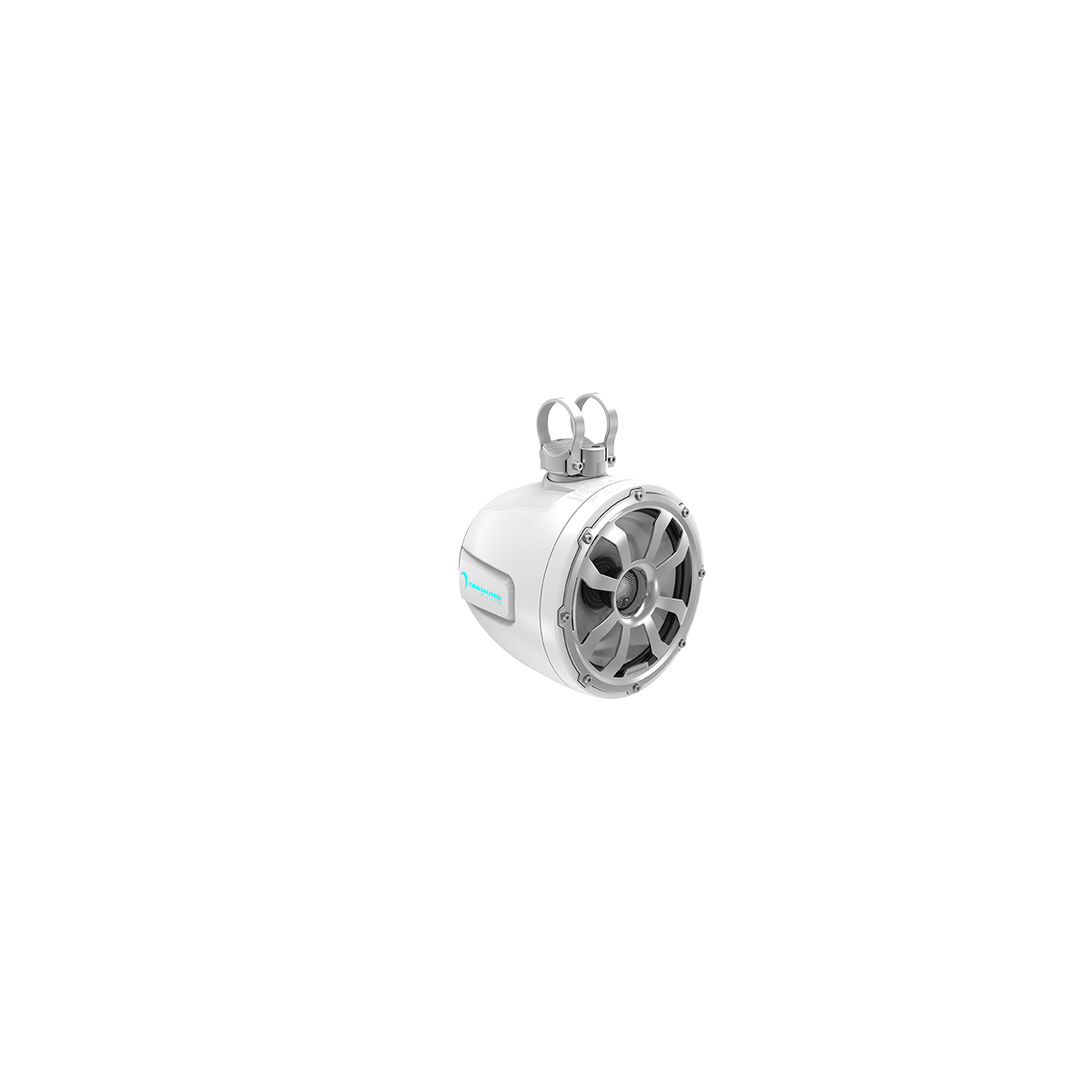 6.5" 2-Way Marine Tower Speaker w/Titanium Dome Tweeter (White) - POD65F4W