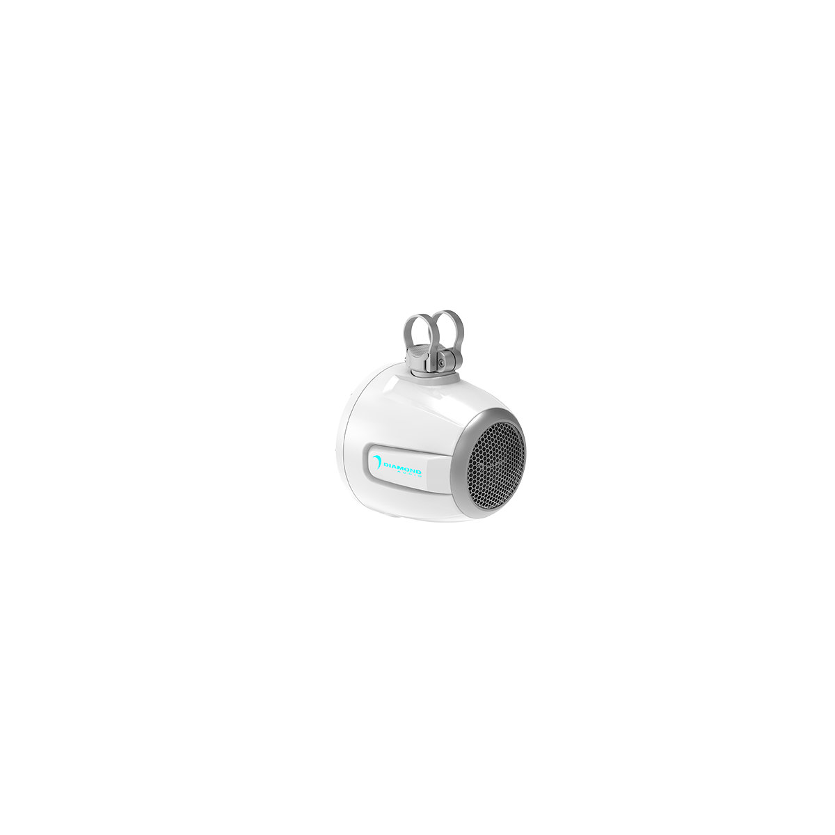 6.5" 2-Way Marine Tower Speaker w/Titanium Dome Tweeter (White) - POD65F4W