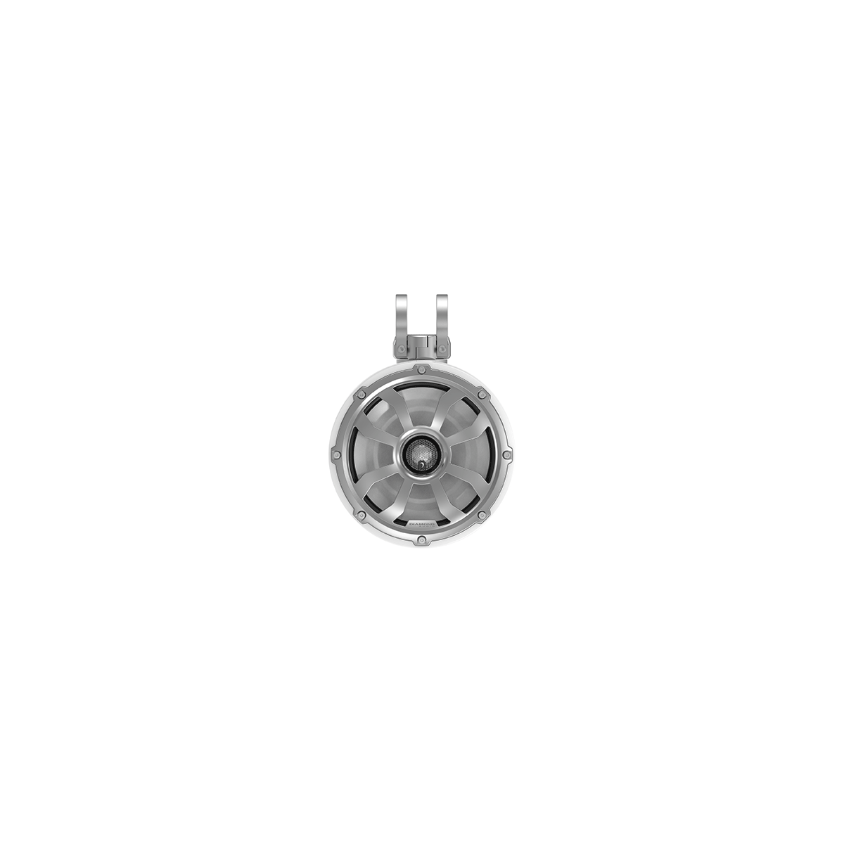 6.5" 2-Way Marine Tower Speaker w/Titanium Dome Tweeter (White) - POD65F4W