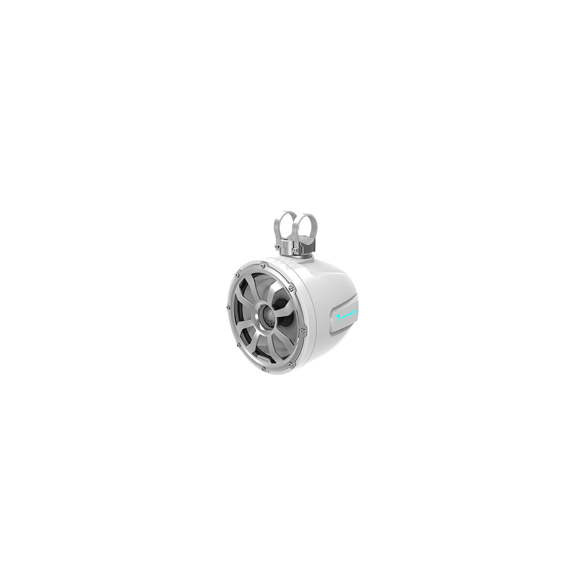 6.5" 2-Way Marine Tower Speaker w/Titanium Dome Tweeter (White) - POD65F4W