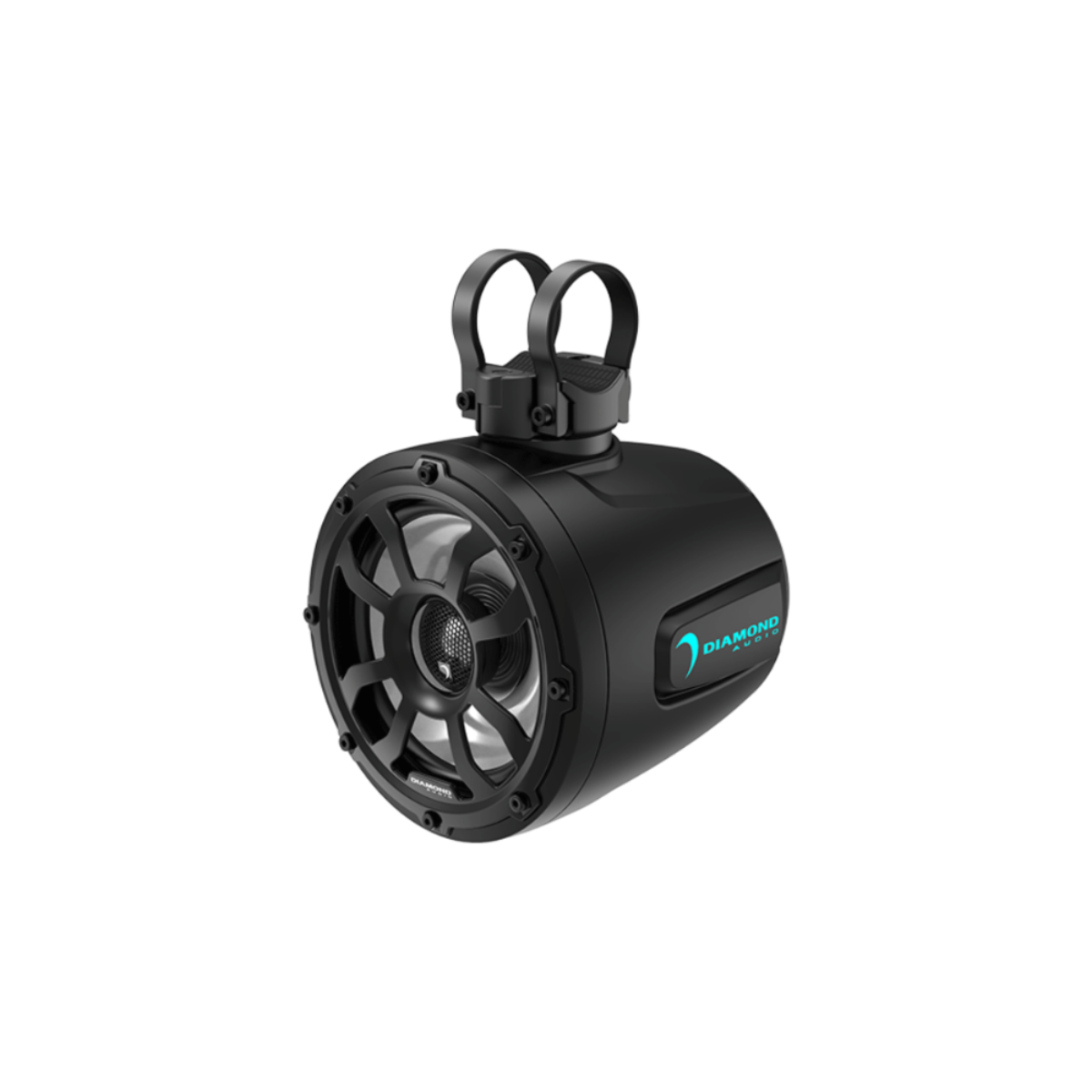 6.5" 2-Way Marine Tower Speaker w/Titanium Dome Tweeter (Black) - POD65F4B