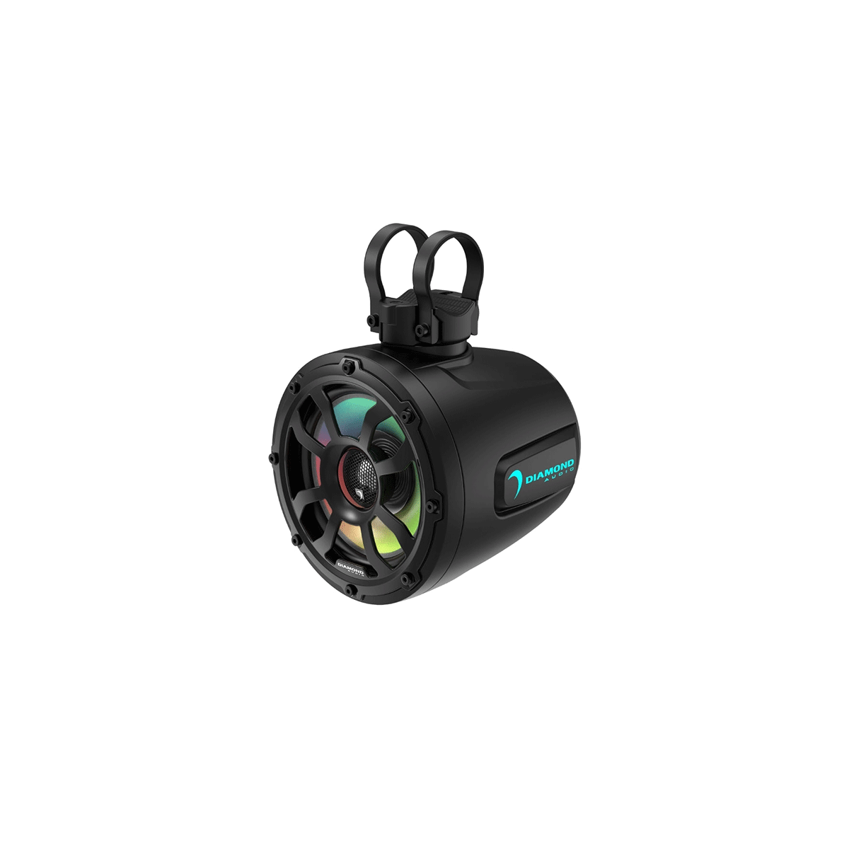 6.5" 2-Way Marine Tower Speaker w/Titanium Dome Tweeter (Black) - POD65F4B