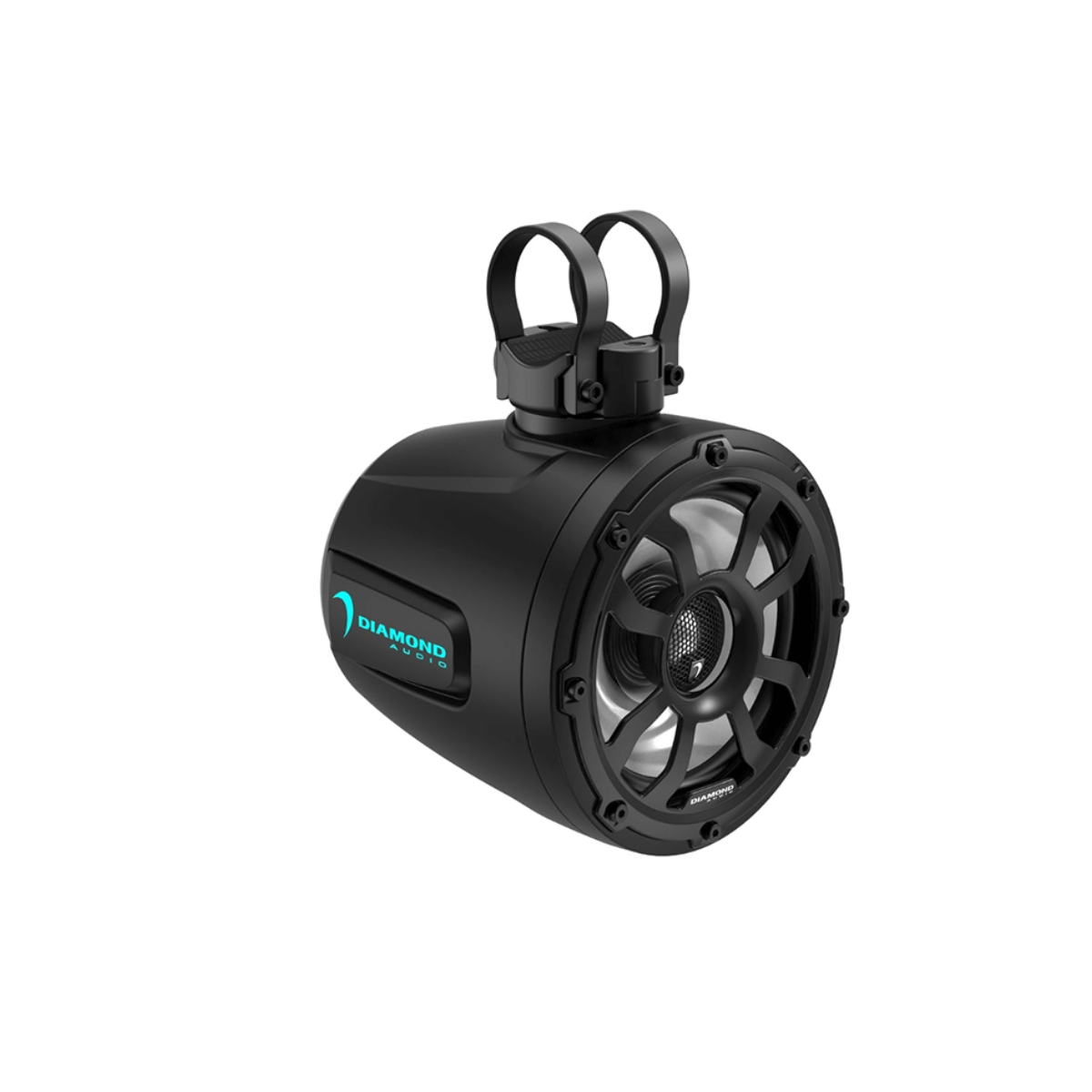 6.5" 2-Way Marine Tower Speaker w/Titanium Dome Tweeter (Black) - POD65F4B
