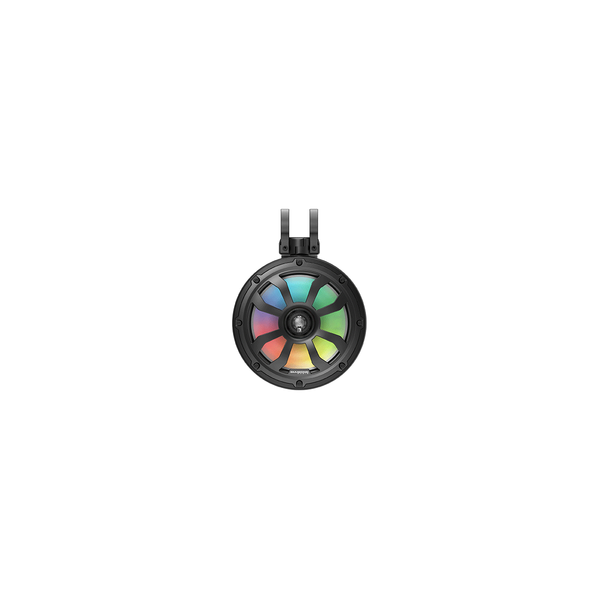8" 2-Way Marine Tower Speaker w/Titanium Dome Tweeter (Black) - POD8F4B