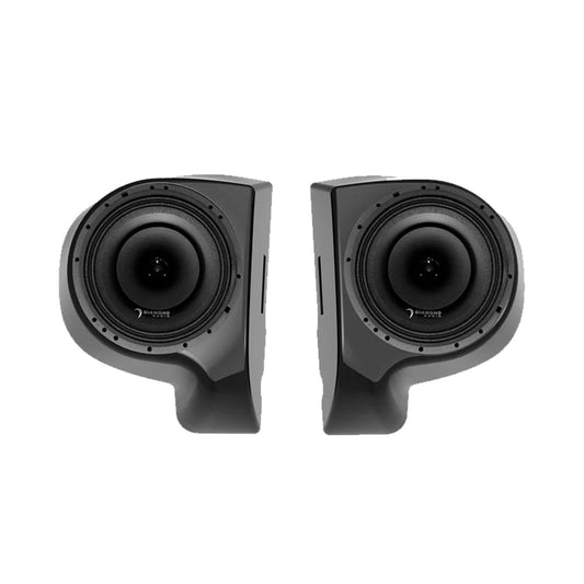 2014-2023 Harley Kick Pods with MP654 Speakers 4Ω - PODMP654
