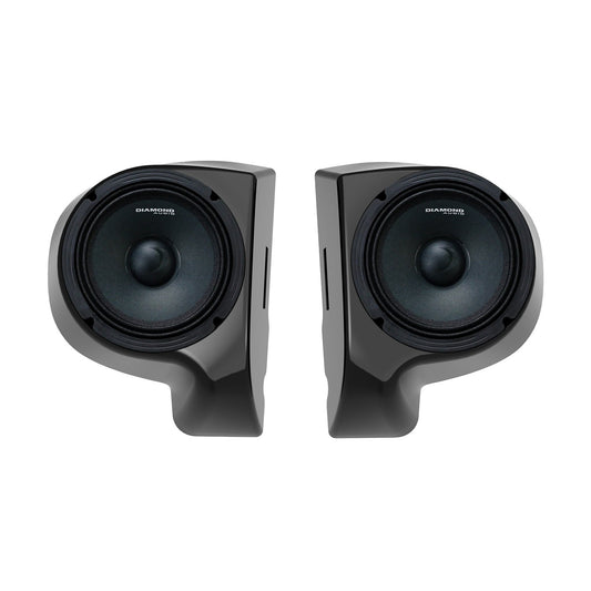 2014-2023 Harley Kick Pods with MSPRO65 Pro Drivers  4Ω - PODMSPRO65