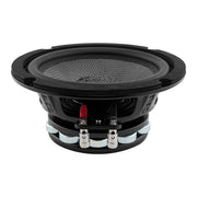 PRO 6.5" Neodymium Carbon Fiber Water resistant Cone Mid-Bass Loudspeaker 250 Watts Rms 4-Ohm