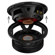 PROJECT360 6.5” High-Sensitivity Mid-High Loudspeaker - 300W RMS 4-Ohm - Rotating Recone Design For Quick Repair