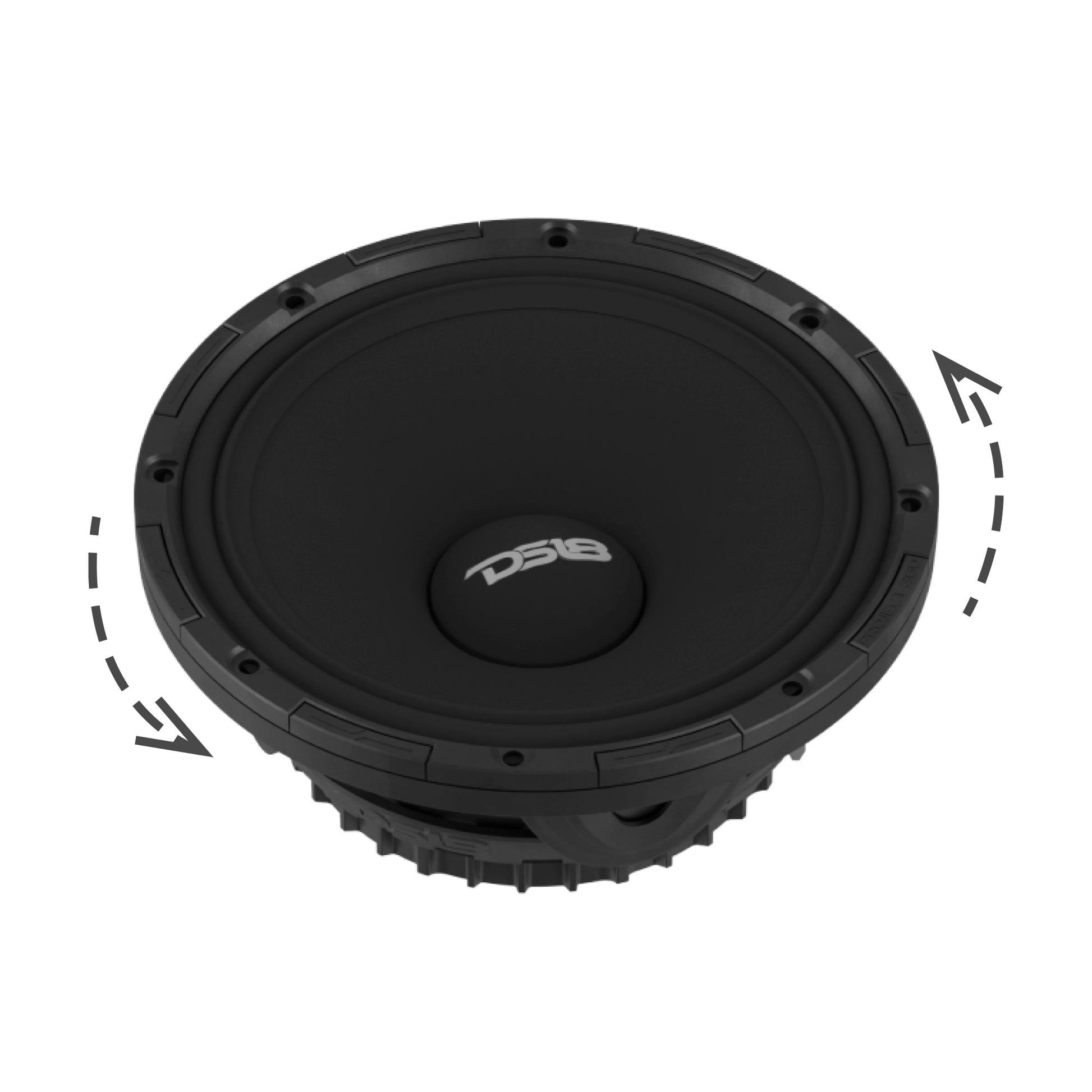 PROJECT360 6.5” High-Sensitivity Mid-High Loudspeaker With Neodymium Magnet - 350W RMS 4-Ohm - Rotating Recone Design For Quick Repair