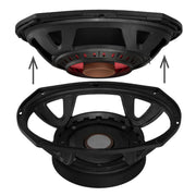 PROJECT360 6x9” High-Sensitivity Mid-High Loudspeaker - 300W RMS 4-Ohm - Rotating Recone Design For Quick Repair