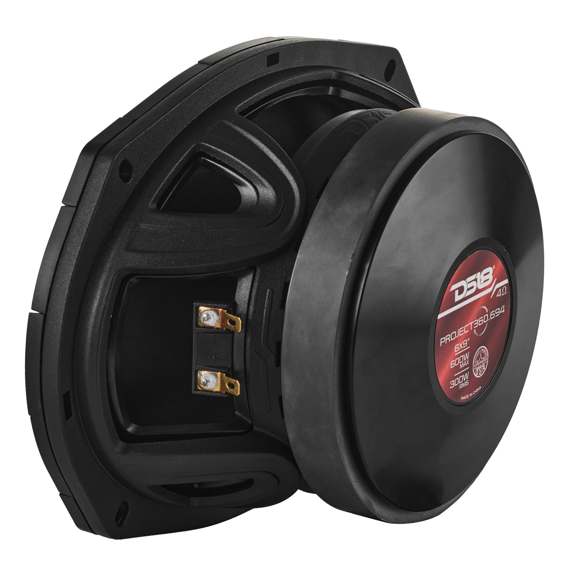 PROJECT360 6x9” High-Sensitivity Mid-High Loudspeaker - 300W RMS 4-Ohm - Rotating Recone Design For Quick Repair