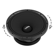 PROJECT360 8” High-Sensitivity Mid-High Loudspeaker - 300W RMS 4-Ohm - Rotating Recone Design For Quick Repair