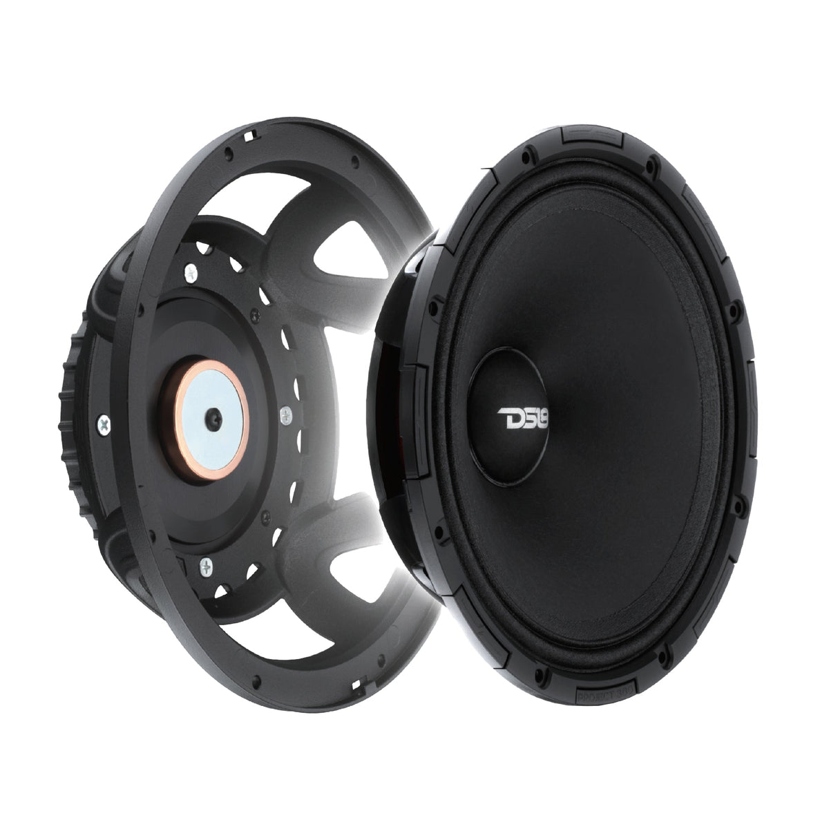PROJECT360 8” High-Sensitivity Mid-High Loudspeaker With Neodymium Magnet - 350W RMS 4-Ohm - Rotating Recone Design For Quick Repair