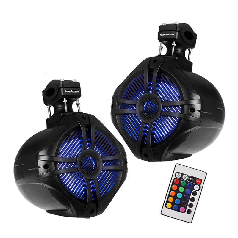 Power Acoustik Marine Speakers MWT-80BL