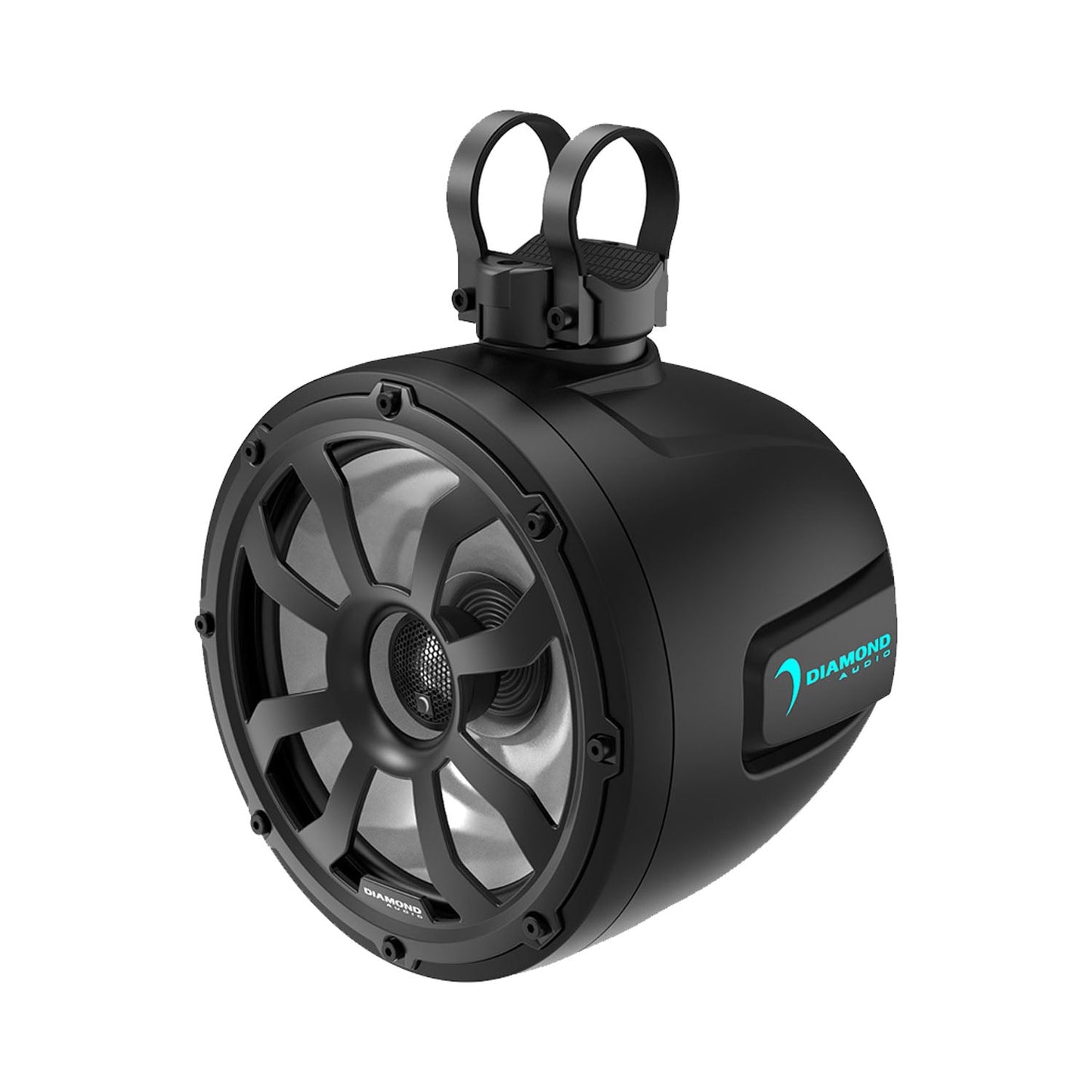 10" 2-Way Marine Tower Speaker w/Titanium Dome Tweeter (Black) - POD10F4B