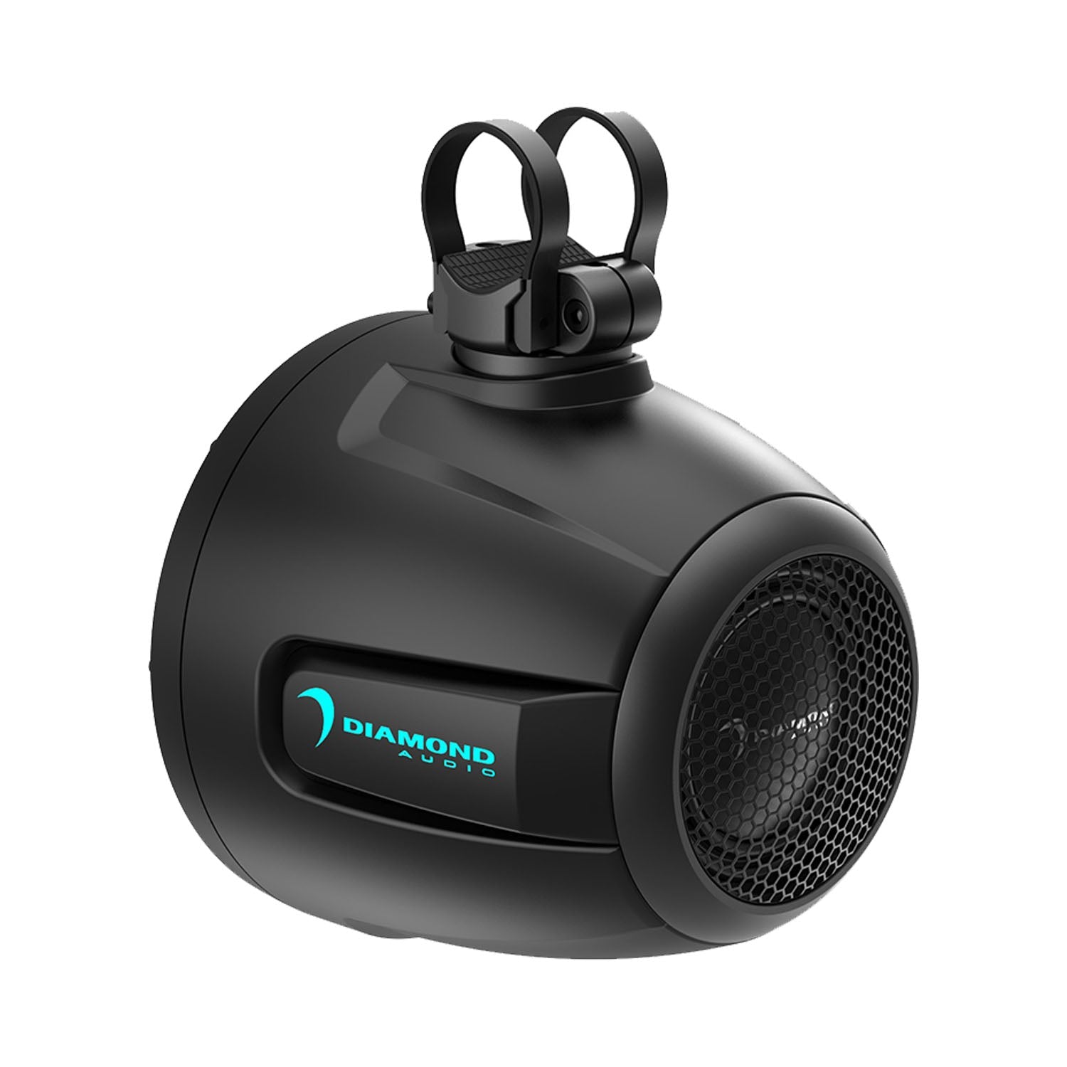 10" 2-Way Marine Tower Speaker w/Titanium Dome Tweeter (Black) - POD10F4B