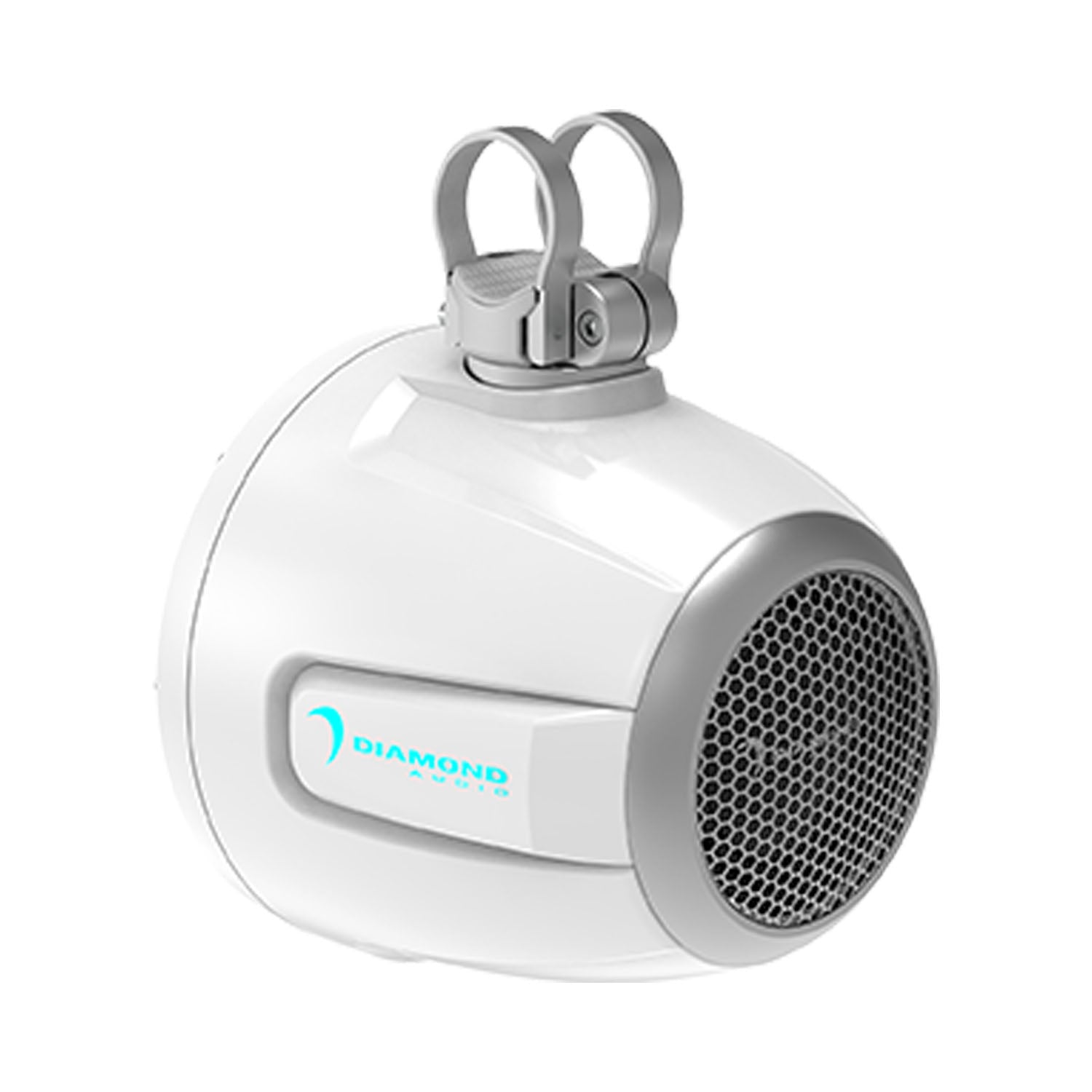 10" 2-Way Marine Tower Speaker w/Titanium Dome Tweeter (White) - POD10F4W