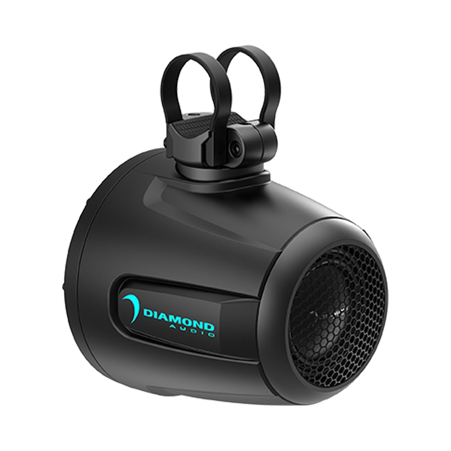 6.5" 2-Way Marine Tower Speaker w/Titanium Dome Tweeter (Black) - POD65F4B