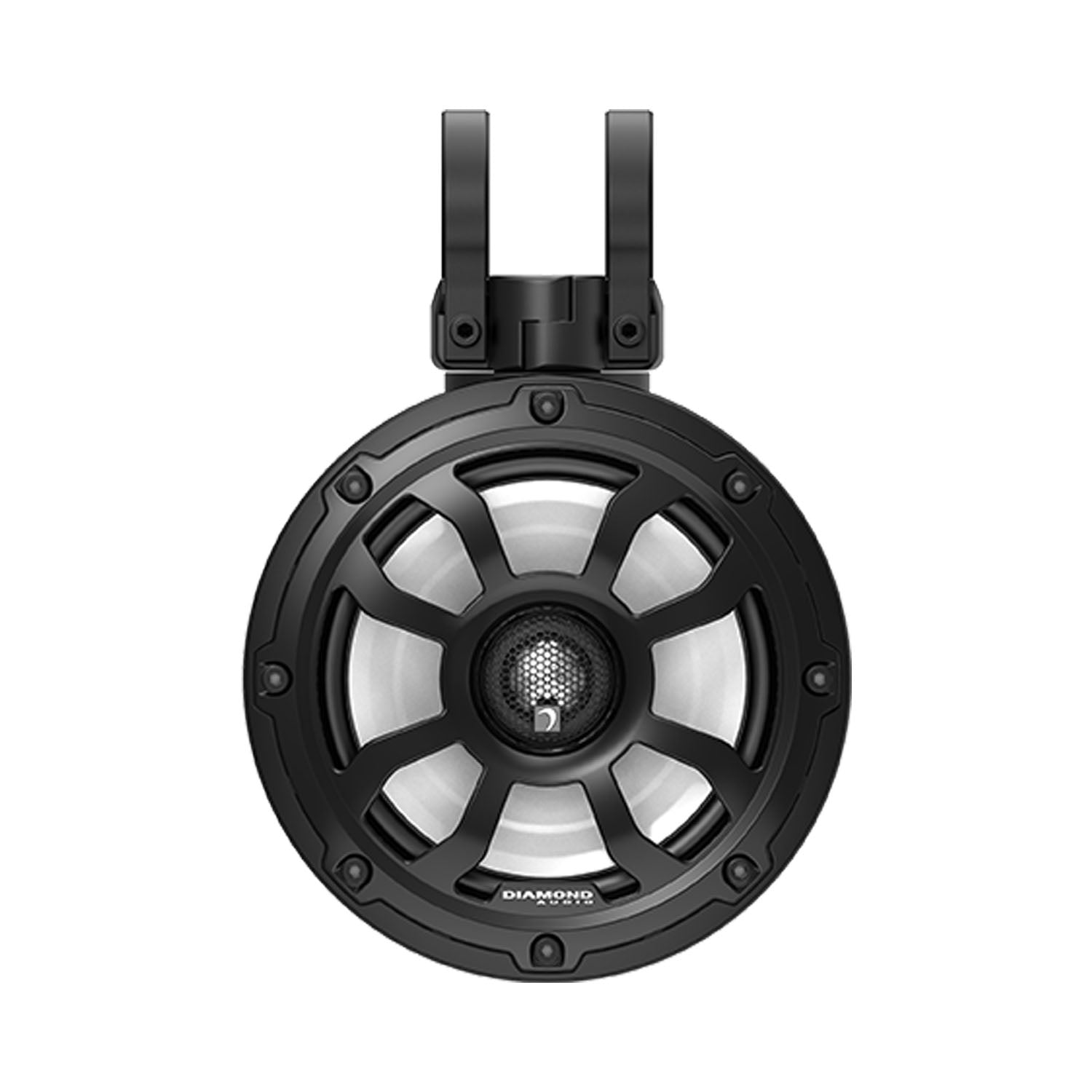6.5" 2-Way Marine Tower Speaker w/Titanium Dome Tweeter (Black) - POD65F4B