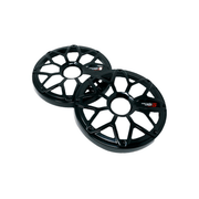 6.5" RPM Stroker Flush Mount Speaker Grill, Black (Pair) - SM65FBB