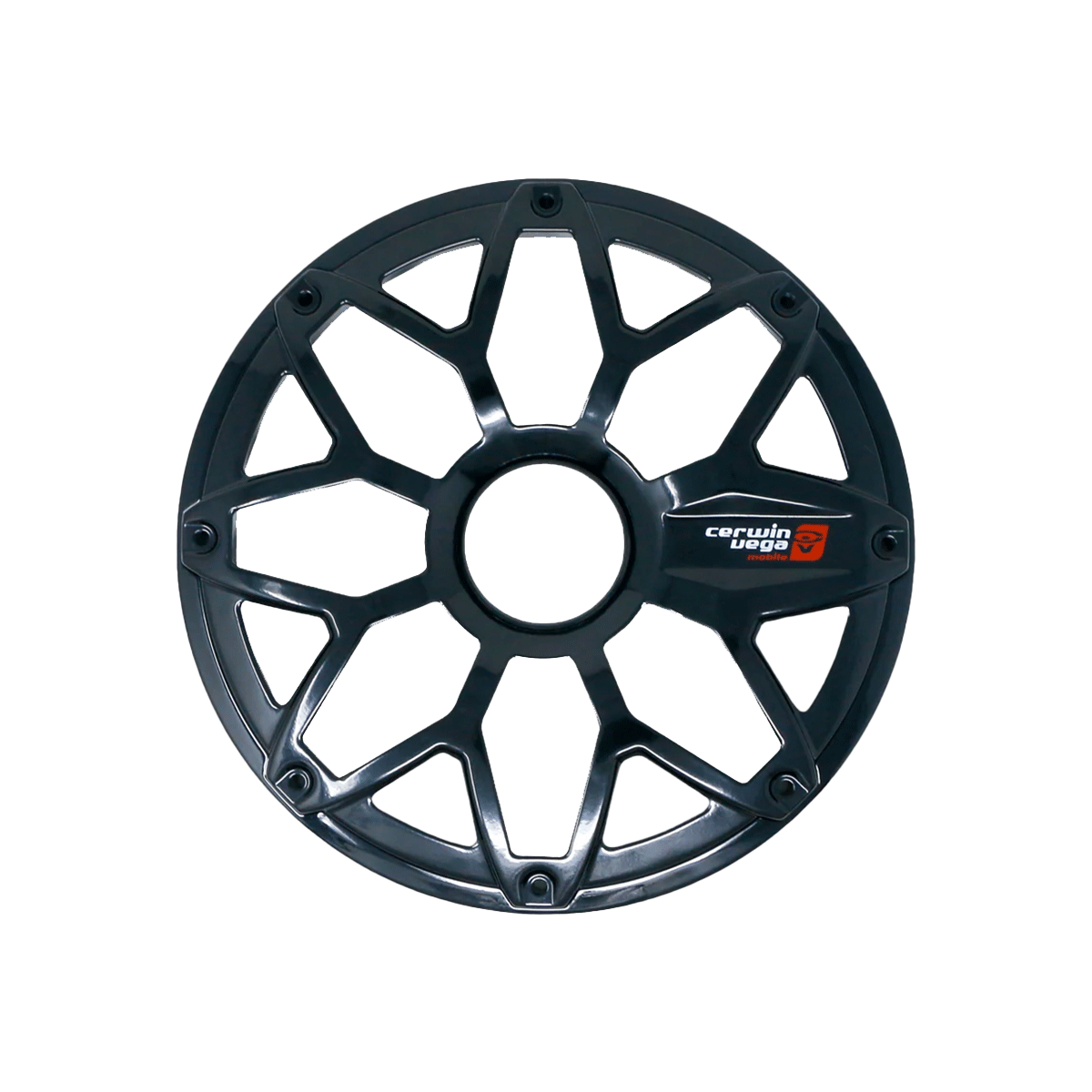 8" RPM Stroker Flush Mount Speaker Grill, Black (Pair) - SM8FBB