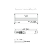 5-Channel SRPM Stroker Full Range Class-D Amplifier - SRPM1100.5D