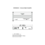 1-Channel SRPM Stroker Monoblock Class-D Amplifier - SRPM1000.1D