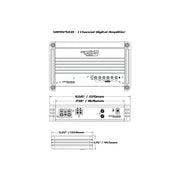 1-Channel SRPM Stroker Class-D Monoblock Amplifier - SRPM750.1D