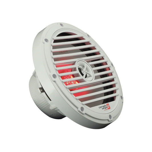 8" Vega Marine 2-Way Coaxial Speakers (White) - VM8