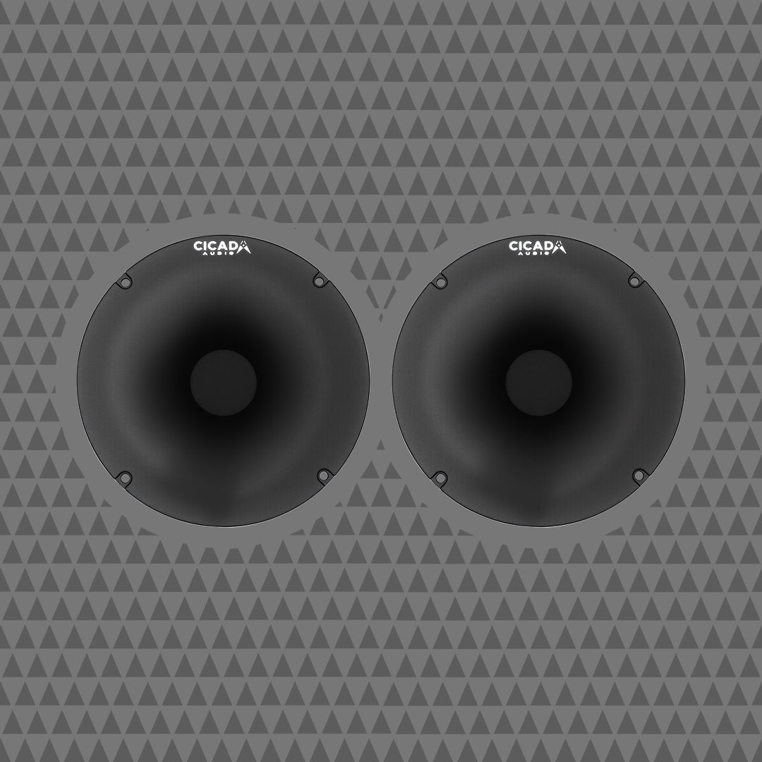 6.5-inch Flat Acoustic Wave Guide for RR2M and RR3M Tweeter Motors – PAIR