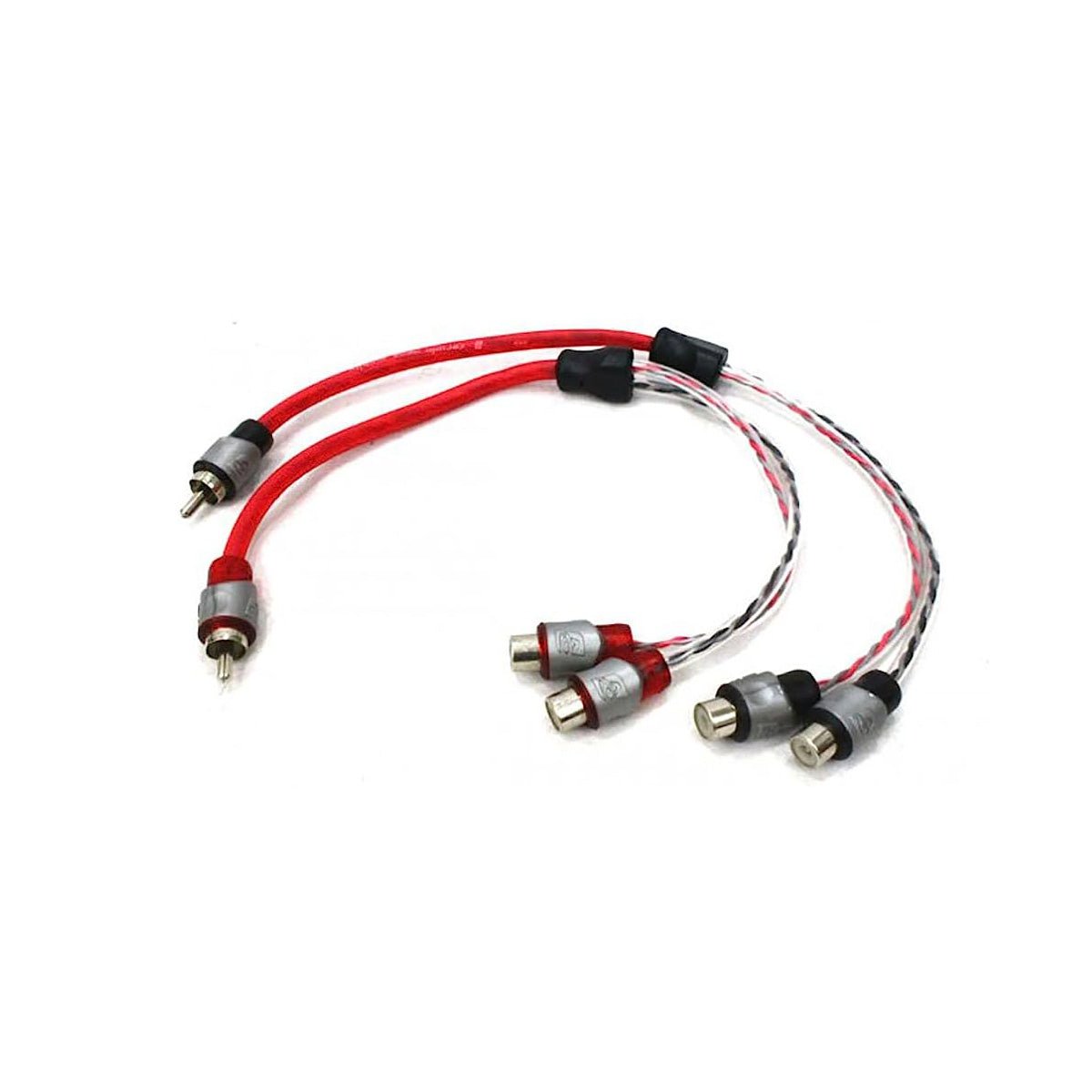 1 Male To 2 Female VEGA Series RCA Y Splitter (Pair) - RVY2F