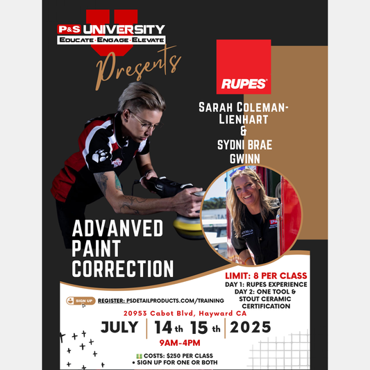 P & S Detail Products Rupes Training T20250715