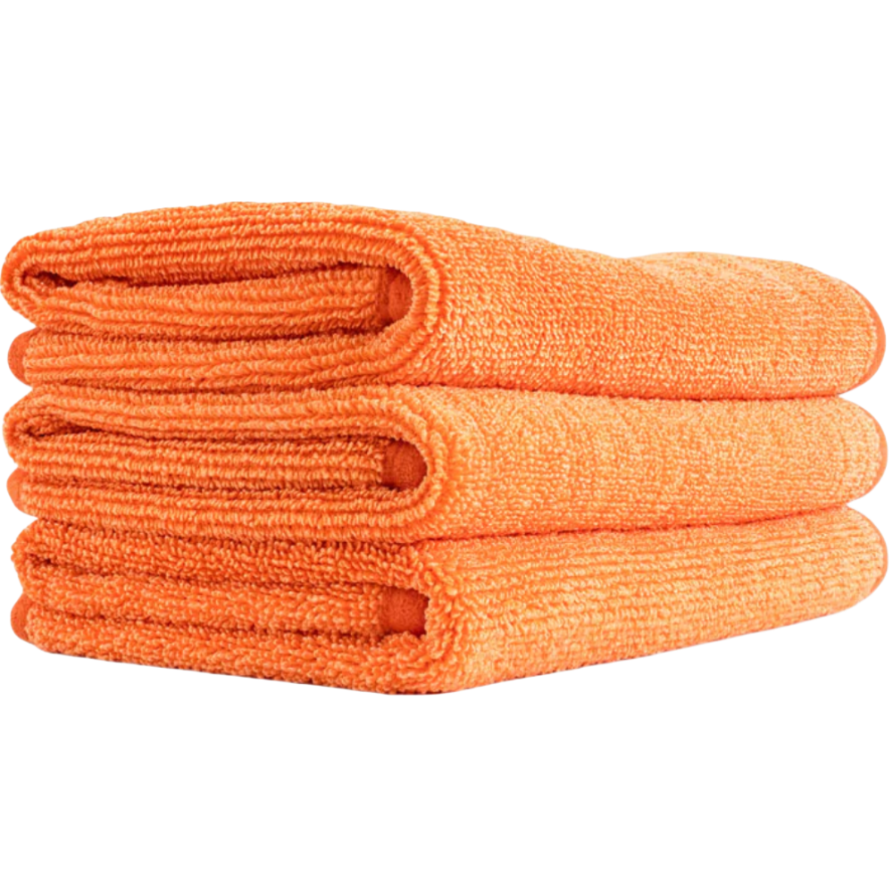 P & S Detail Products Bead Maker - Premium MF Towel - 16"x16" - Orange 3 Pack (550 GSM) S1132