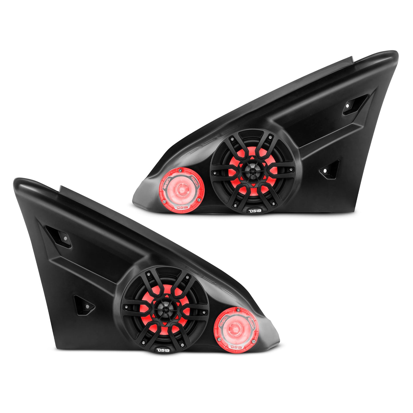 Polaris Slingshot Arm Rest 2 X  6.5" Enclosure With NXL-6/BK and PRO-TW1L | 2015 - Current